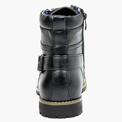 Bottes de moto homme style urbain élégantes pour motard – Bottines montantes polyvalentes