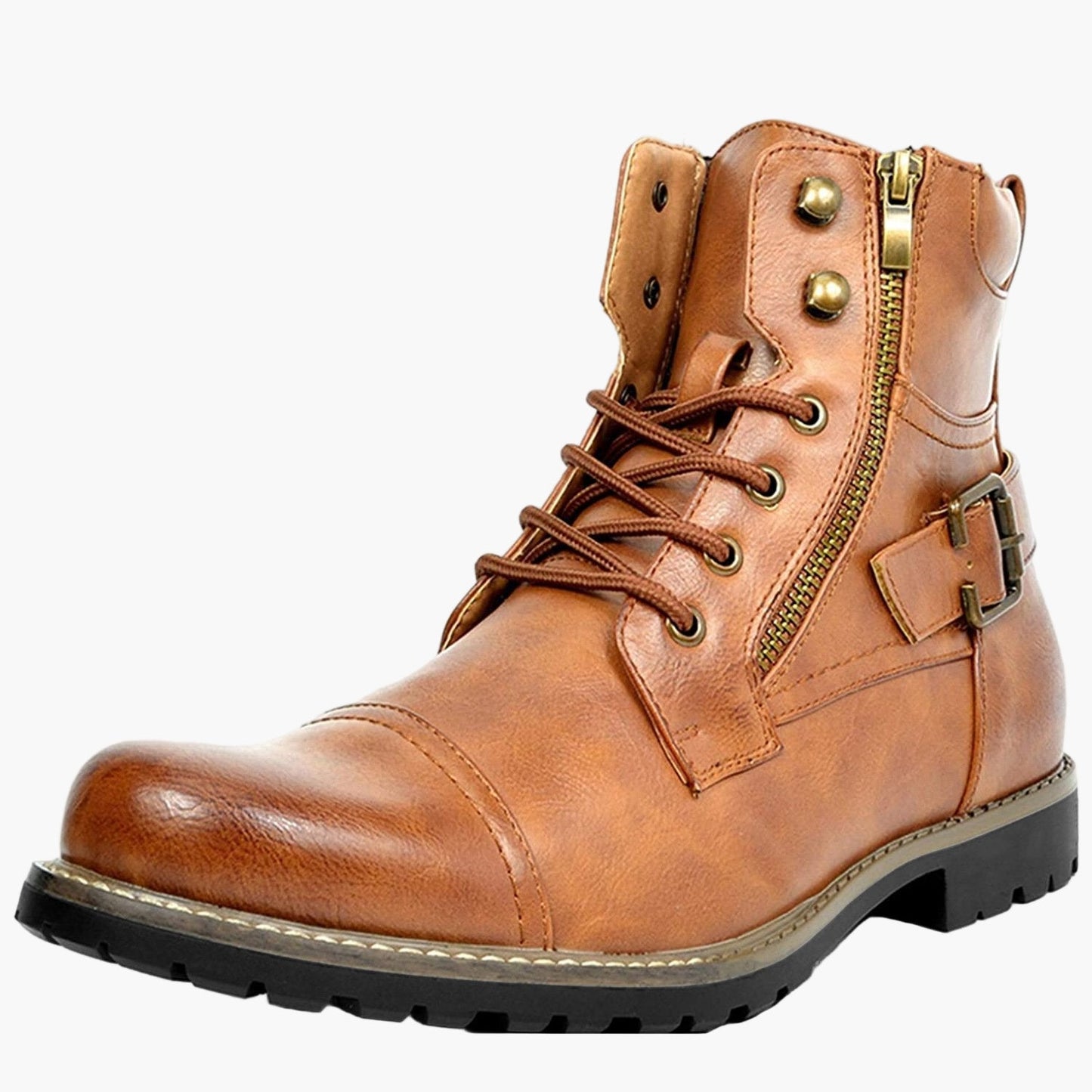 Bottes de moto homme style urbain élégantes pour motard – Bottines montantes polyvalentes