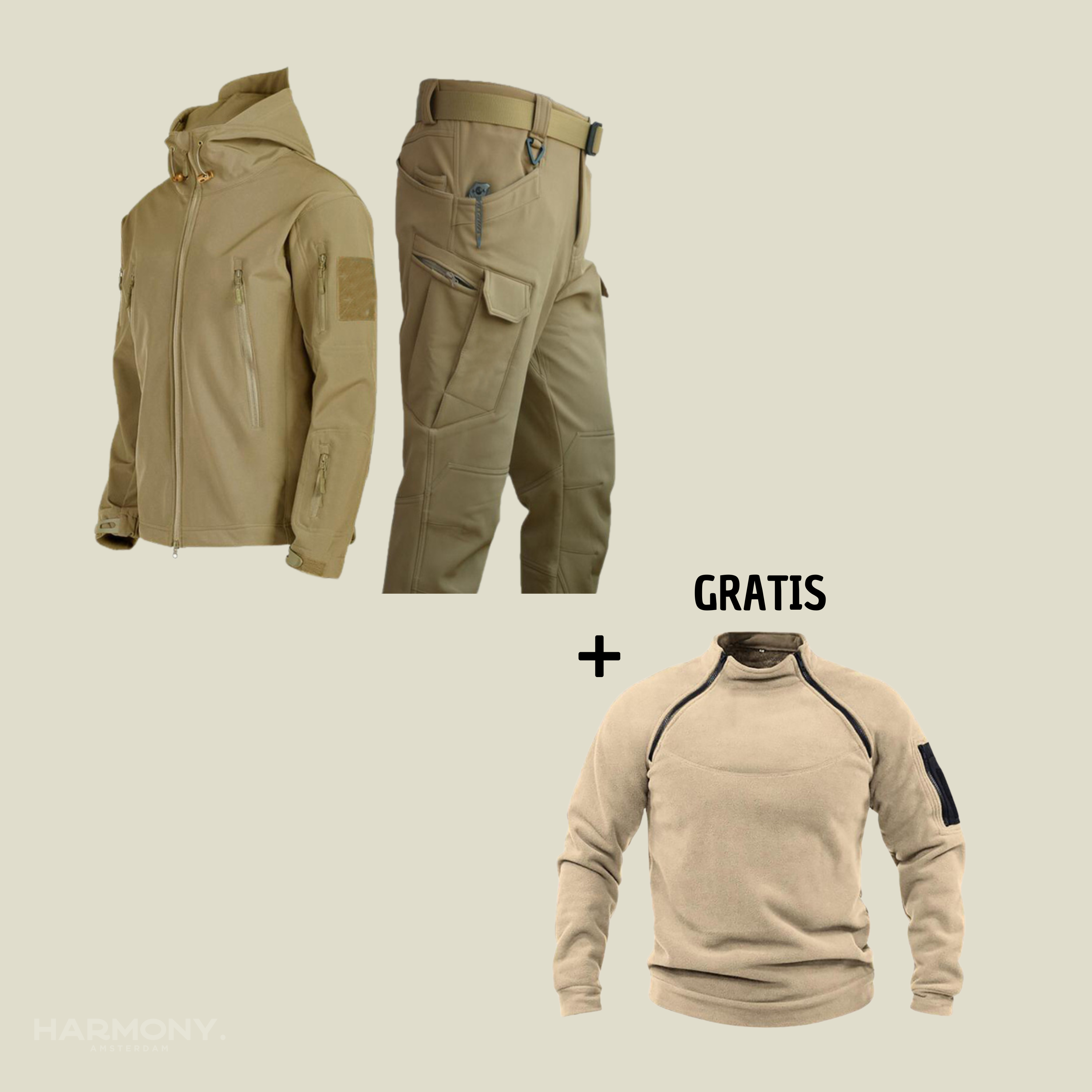 Jorge™ - Costume Militaire Imperméable + Veste libre