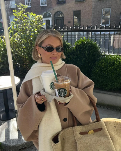 Manteau oversize femme style urbain chic – Idéal pour sorties élégantes et quotidiennes