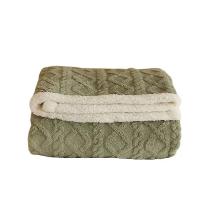 Couverture d’Hiver Ultra Douce Style Luxueux pour Adultes – Plaid Douillet Idéal pour Chambre ou Salon