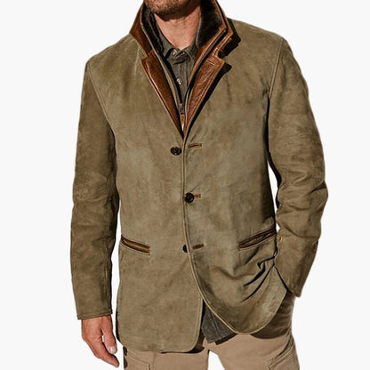 Veste Style Classique Décontracté Homme – Élégance Polyvalente Automne/Hiver