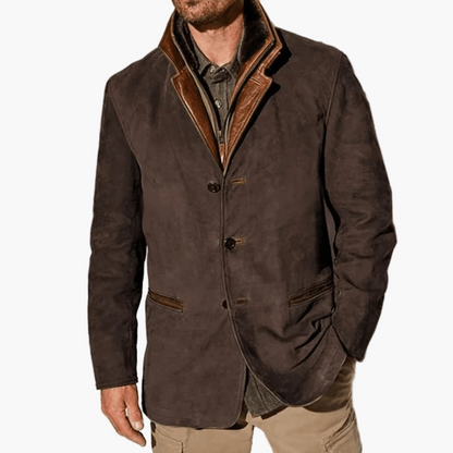 Veste Style Classique Décontracté Homme – Élégance Polyvalente Automne/Hiver