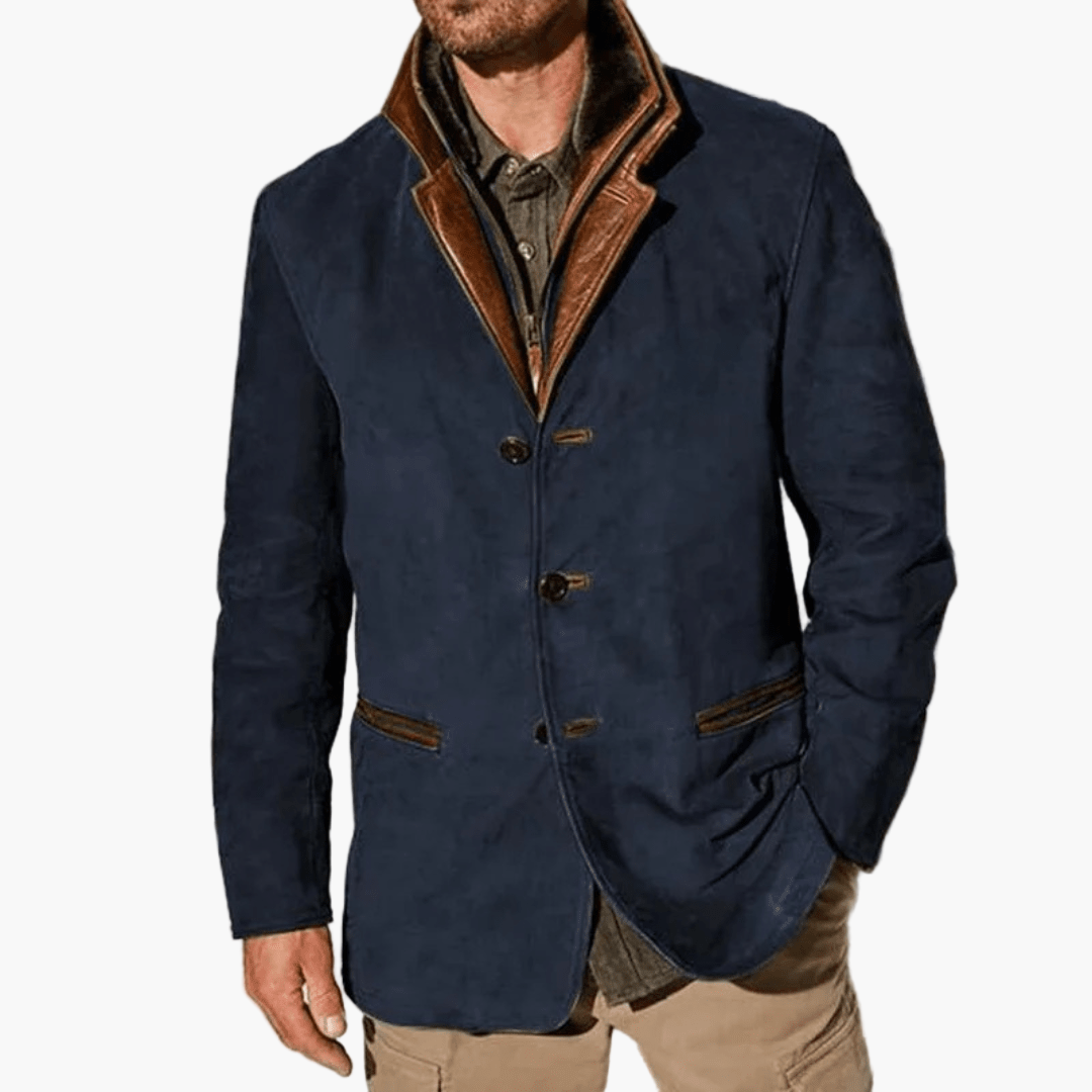 Veste Style Classique Décontracté Homme – Élégance Polyvalente Automne/Hiver