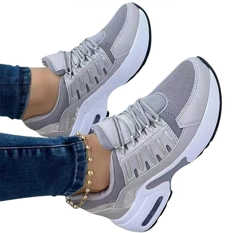 Baskets orthopédiques femme style moderne pour confort quotidien et marche active