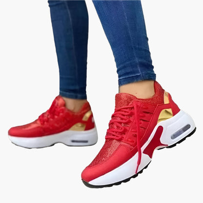 Baskets orthopédiques femme style moderne pour confort quotidien et marche active