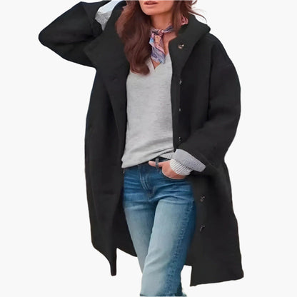Manteau d'Hiver Femme Élégant Style Oversize Idéal pour Temps Froid et Urbain
