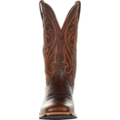 Bottes Western en Cuir Synthétique pour Homme Style Cowboy - Mode et Confort Quotidien