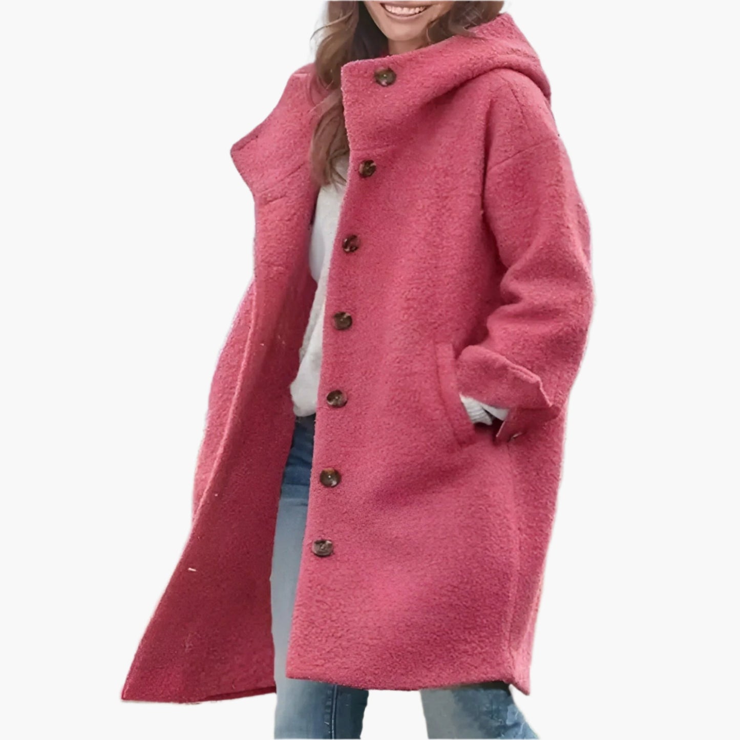 Manteau d'Hiver Femme Élégant Style Oversize Idéal pour Temps Froid et Urbain