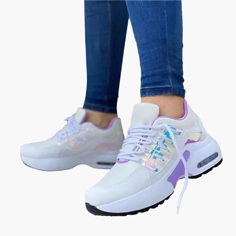 Baskets orthopédiques femme style moderne pour confort quotidien et marche active