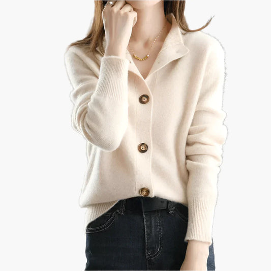 Cardigan Femme Élégant et Douillet Style Décontracté pour Automne et Hiver