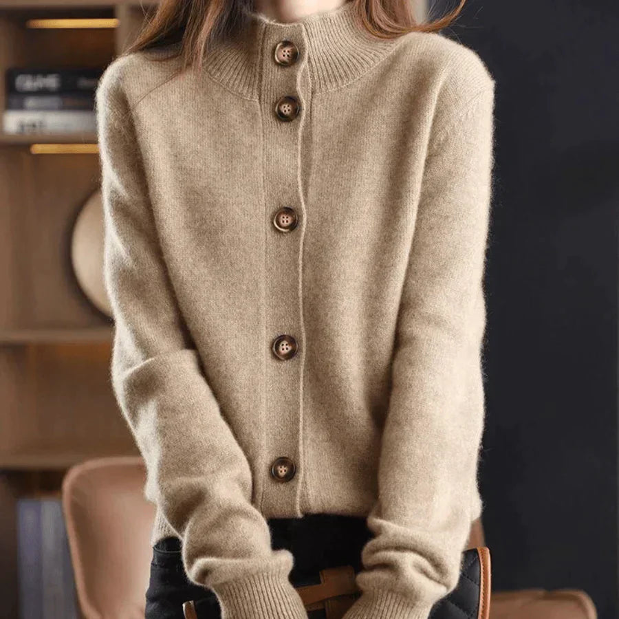 Cardigan Femme Élégant et Douillet Style Décontracté pour Automne et Hiver