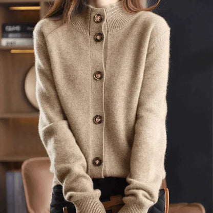 Cardigan Femme Élégant et Douillet Style Décontracté pour Automne et Hiver