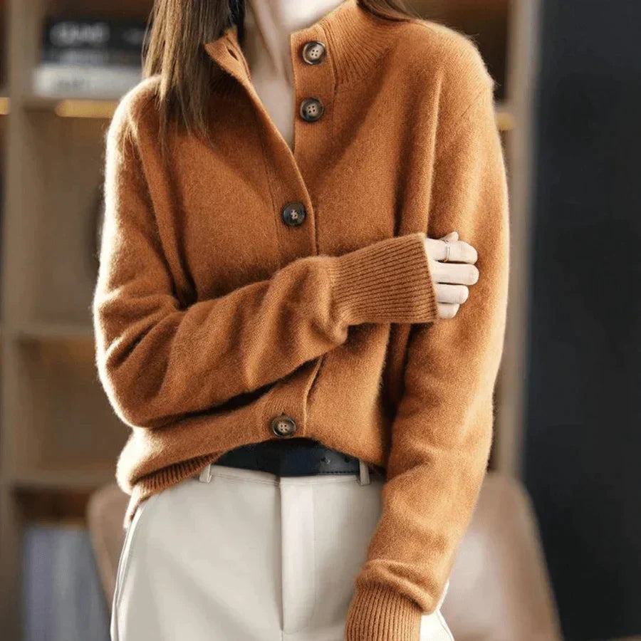 Cardigan Femme Élégant et Douillet Style Décontracté pour Automne et Hiver