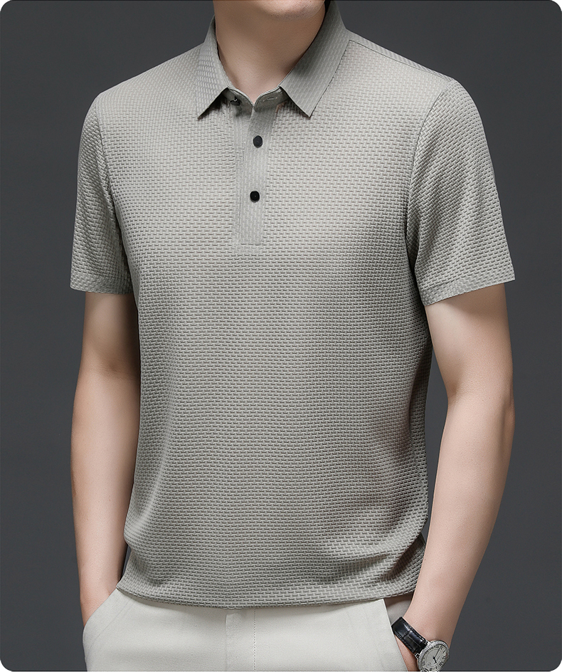 Polo Homme Style Moderne Respirant pour Été – Look Élégant et Décontracté