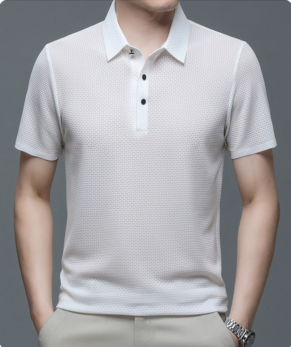 Polo Homme Style Moderne Respirant pour Été – Look Élégant et Décontracté