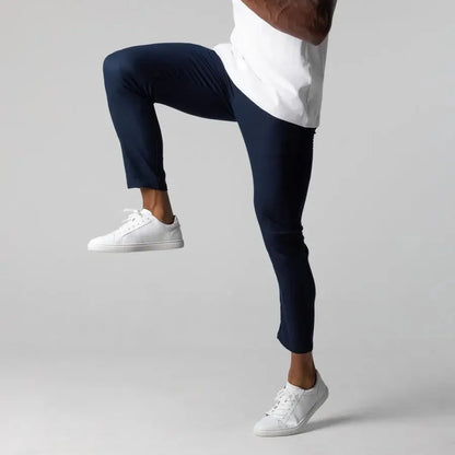 Pantalon chino ajusté pour homme - Style élégant et polyvalent pour bureau et loisirs