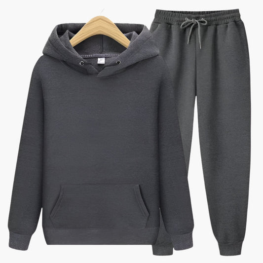 Ensemble de survêtement à capuche pour homme - Style décontracté et confortable, idéal pour le sport et la détente