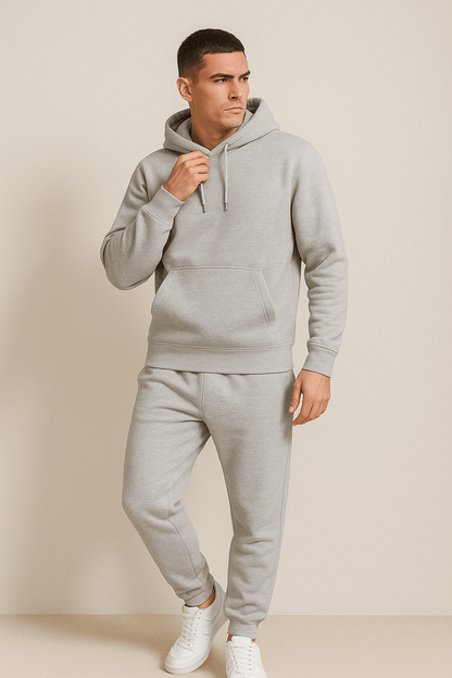Ensemble de survêtement à capuche pour homme - Style décontracté et confortable, idéal pour le sport et la détente