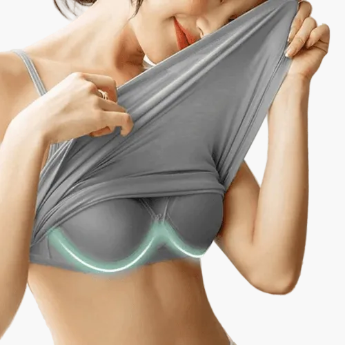 Top gainant femme avec soutien-gorge intégré – Style invisible et maintien confortable