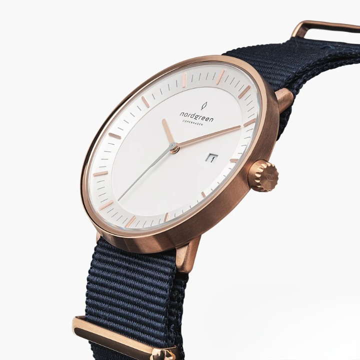 Phillip – Montre unisexe avec bracelet en cuir