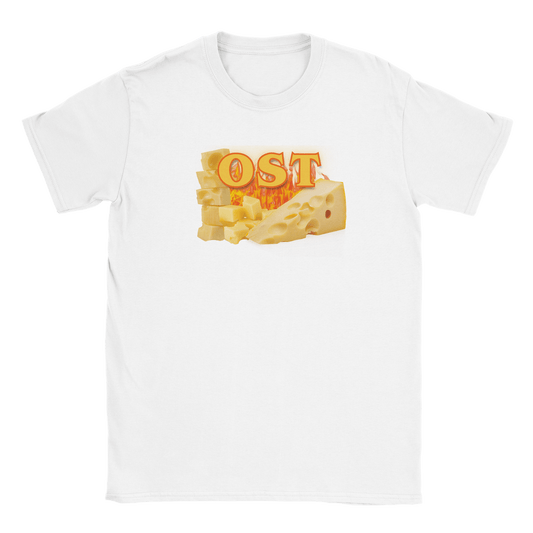 Marion – T-shirt Imprimé Fromage Unisexe