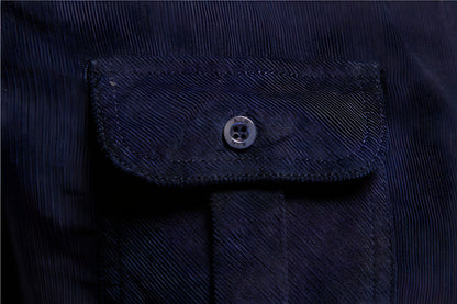 Camicia informale da uomo stile urbano versatile a maniche lunghe