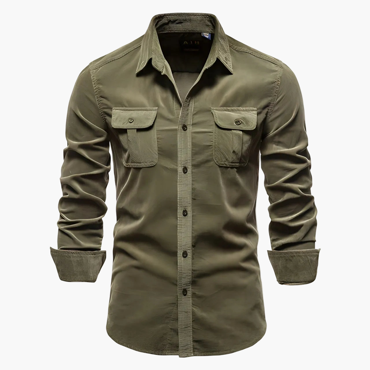 Camicia informale da uomo stile urbano versatile a maniche lunghe