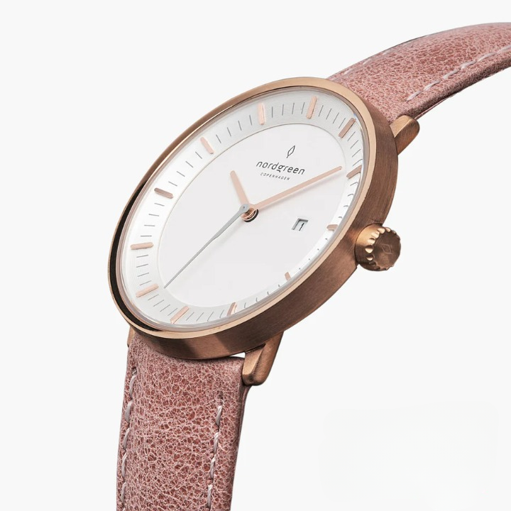 Phillip – Montre unisexe avec bracelet en cuir