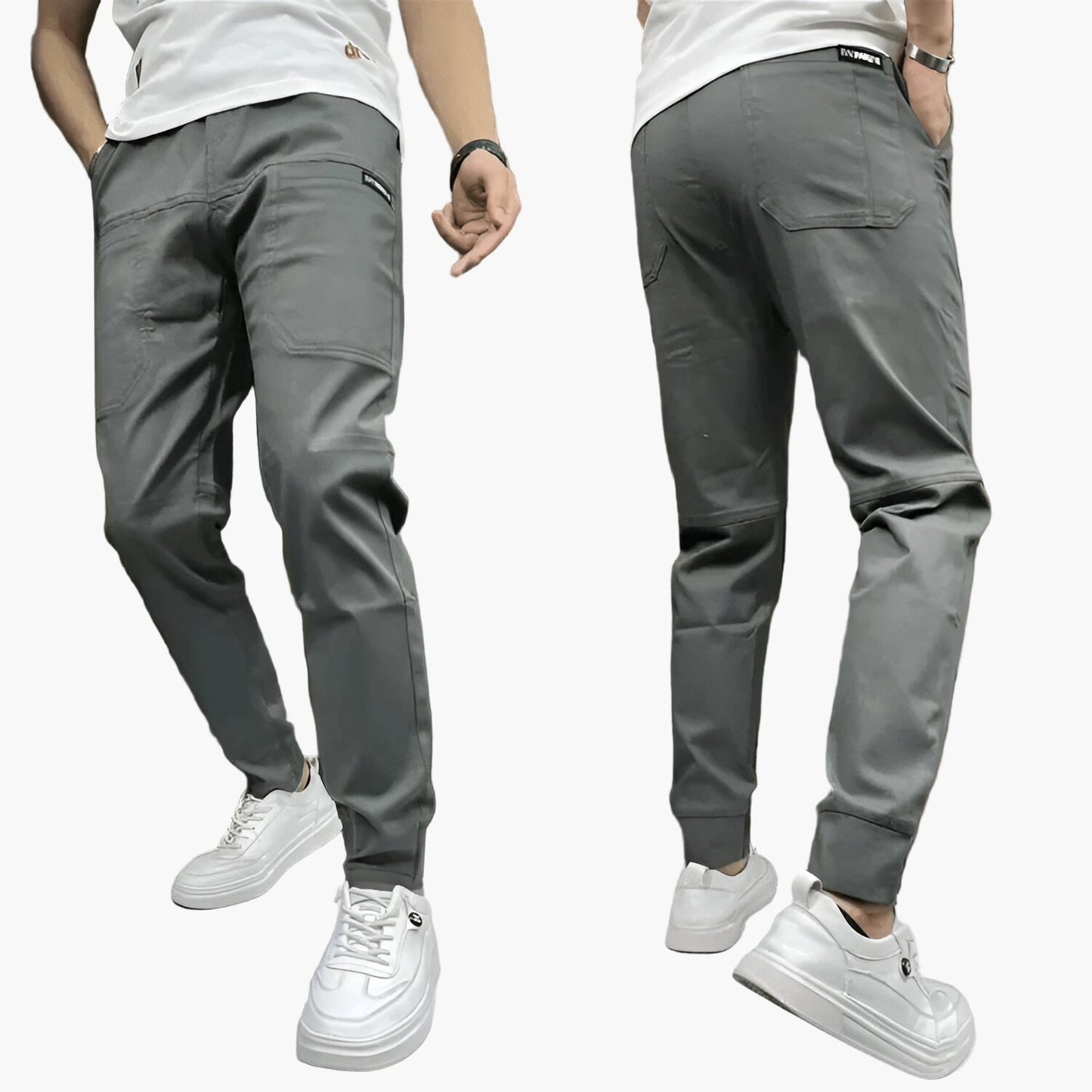 Pantalon cargo stretch premium pour homme – Style urbain et confort moderne
