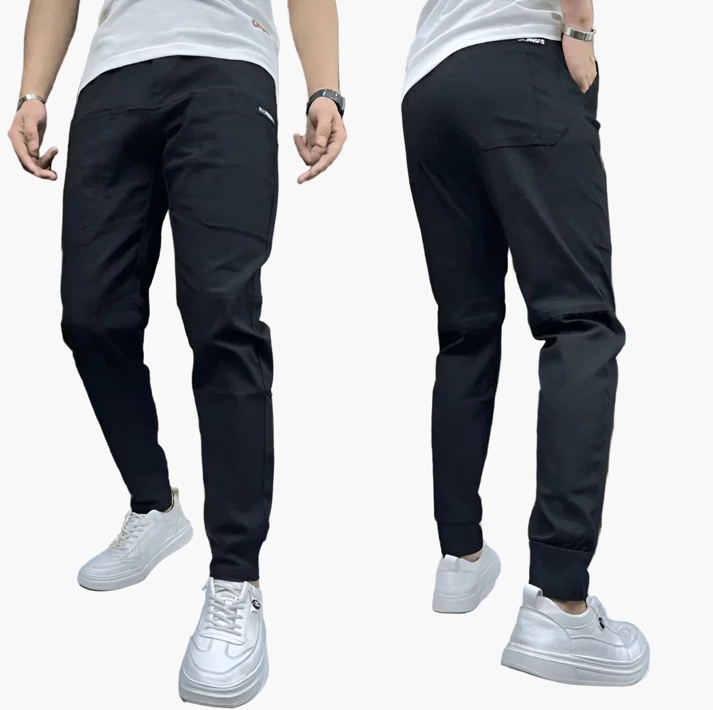 Pantaloni cargo elasticizzati di alta qualità per uomo – Stile cittadino versatile e massimo comfort