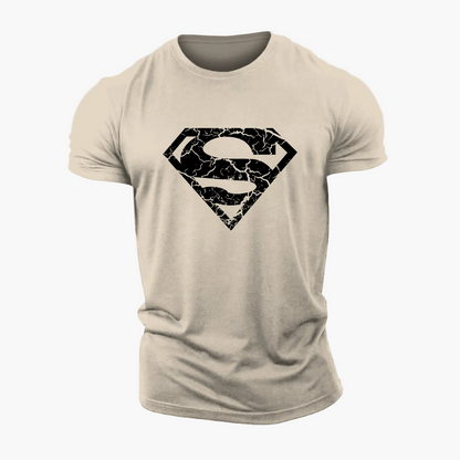 Camiseta para hombre estilo Poder de Superman – Aficionado a la tecnología y superhéroe, diseño emblemático