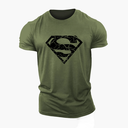 Camiseta para hombre estilo Poder de Superman – Aficionado a la tecnología y superhéroe, diseño emblemático