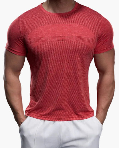 Maglietta sportiva da uomo taglio aderente per allenamento e prestazioni