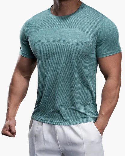Maglietta sportiva da uomo taglio aderente per allenamento e prestazioni