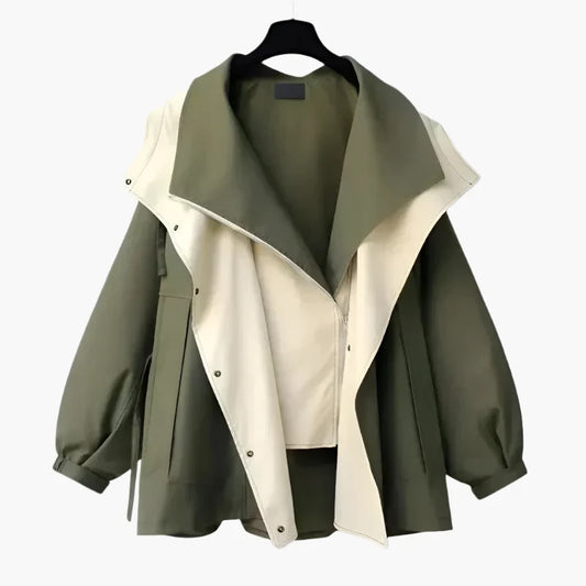 Veste oversize coupe-vent femme style urbain polyvalent