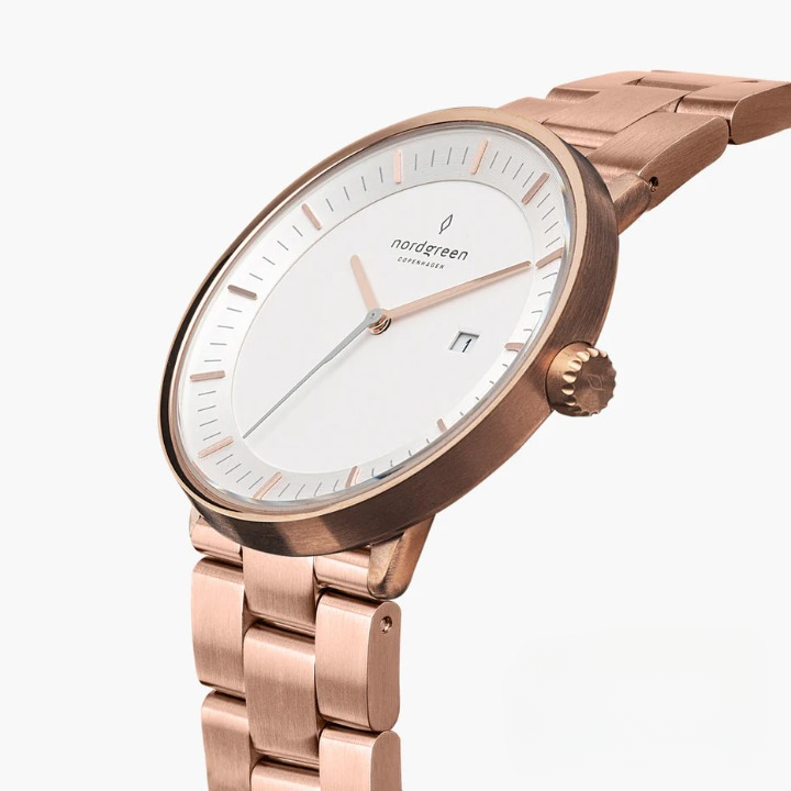 Phillip – Montre unisexe avec bracelet en cuir