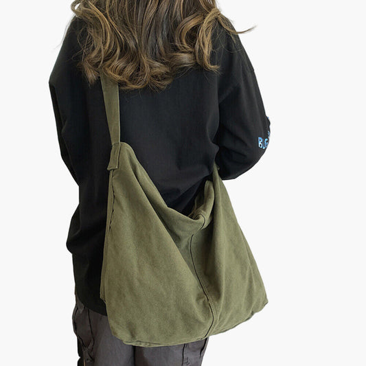 Sac cabas décontracté pour femme – Grand sac d'épaule style minimaliste, idéal pour le quotidien, le travail ou l'école
