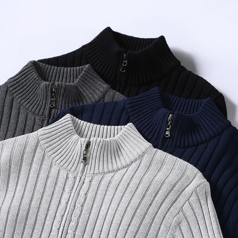 Thibault™ - Cardigan Zippé Décontracté