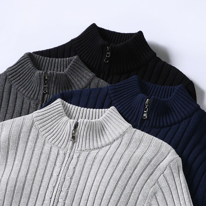 Thibault™ - Cardigan Zippé Décontracté