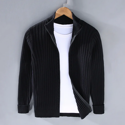 Thibault™ - Cardigan Zippé Décontracté
