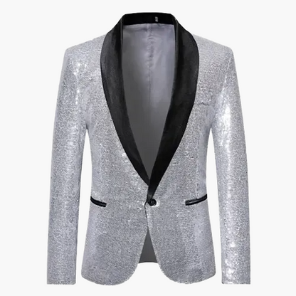 Veste de soirée homme élégante à sequins pour événements et fêtes