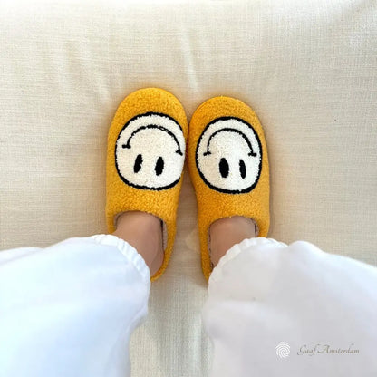 Imogen – Chaussons Confortables avec Smiley