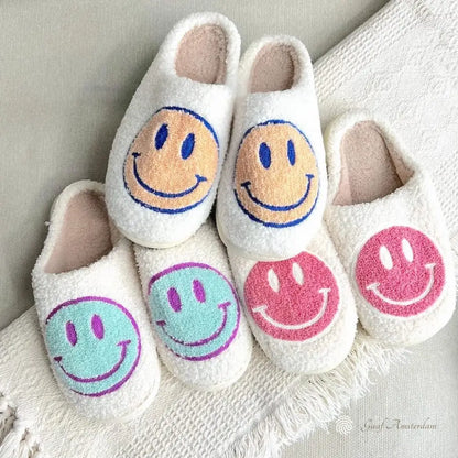 Imogen – Chaussons Confortables avec Smiley
