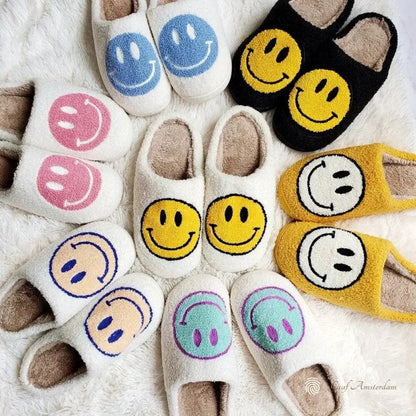 Imogen – Chaussons Confortables avec Smiley