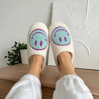 Imogen – Chaussons Confortables avec Smiley