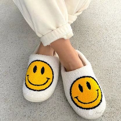 Imogen – Chaussons Confortables avec Smiley