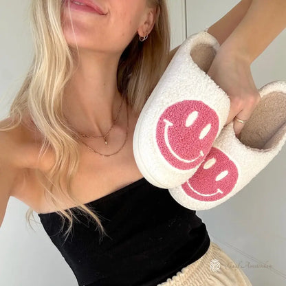 Imogen – Chaussons Confortables avec Smiley