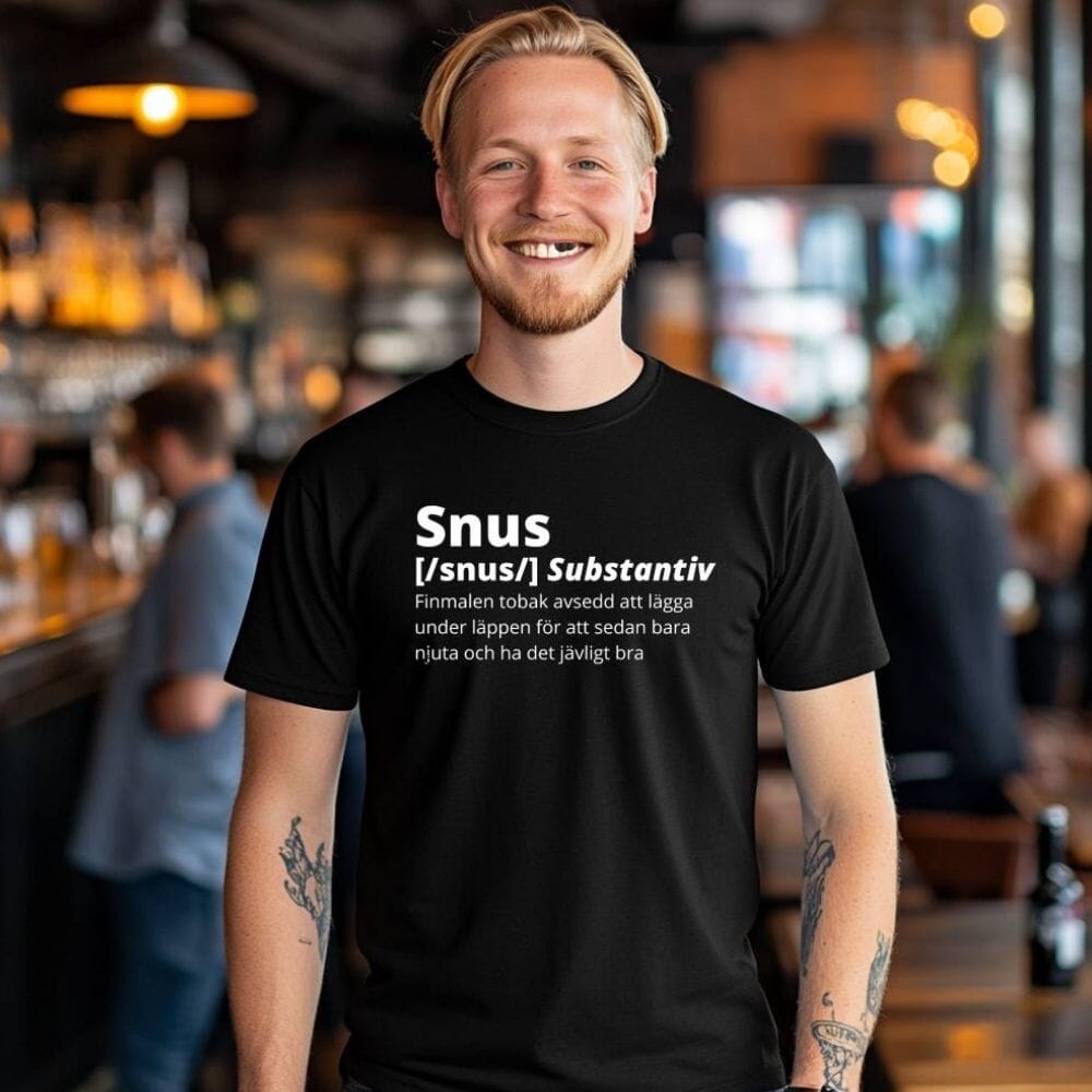 Holly – T-shirt Unisexe Imprimé Snus