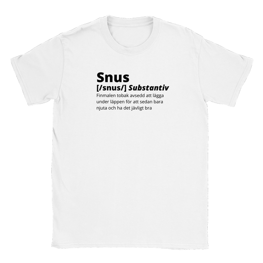 Holly – T-shirt Unisexe Imprimé Snus